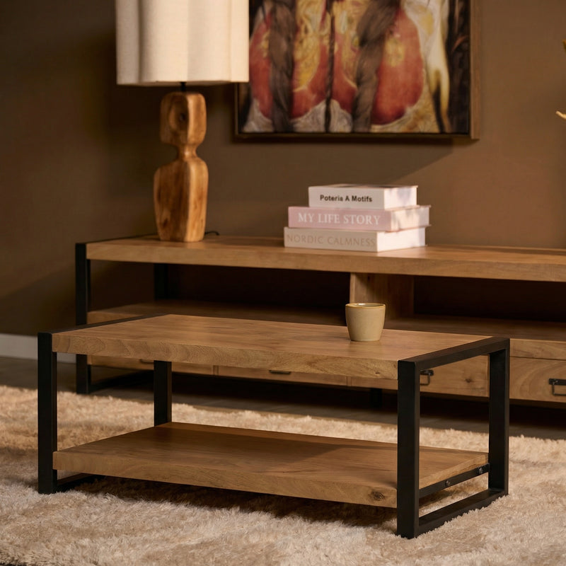Salontafel Britt | 110 cm onderblad