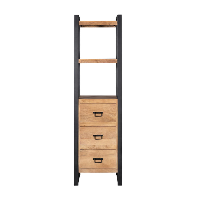 Boekenkast Britt | 55 cm drie lades