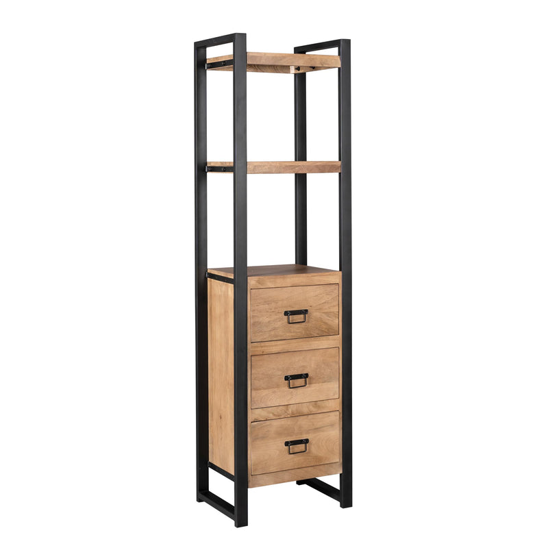 Boekenkast Britt | 55 cm drie lades