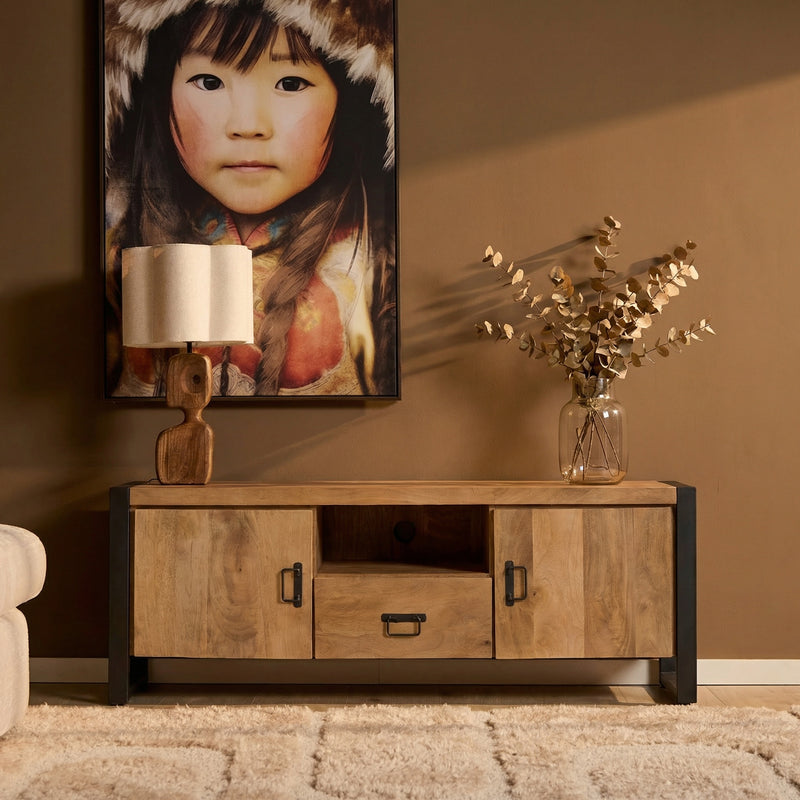 Tv meubel Britt | 150 cm met deuren en lade