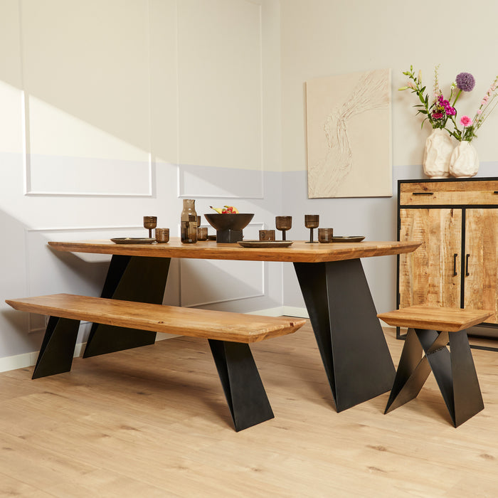 Eetkamertafel Extense | Mangohout | Rechthoek | 240×100