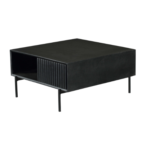 Salontafel Madison Black | 80x80 | Vierkant