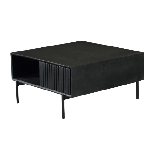 Salontafel Madison Black | 80 cm | Vierkant