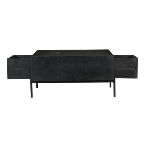 Salontafel Madison Black | 80x80 | Vierkant