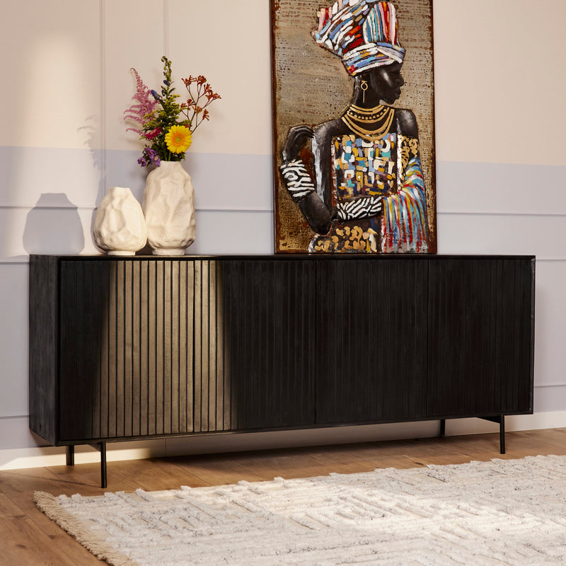 Dressoir Madison Black | 210 cm