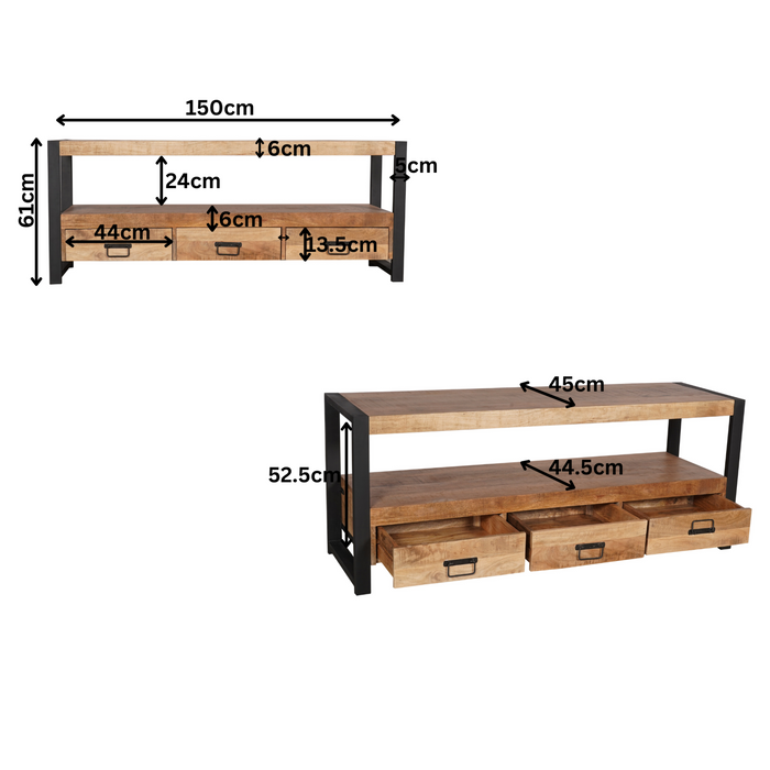 Tv meubel Boaz | 150 cm