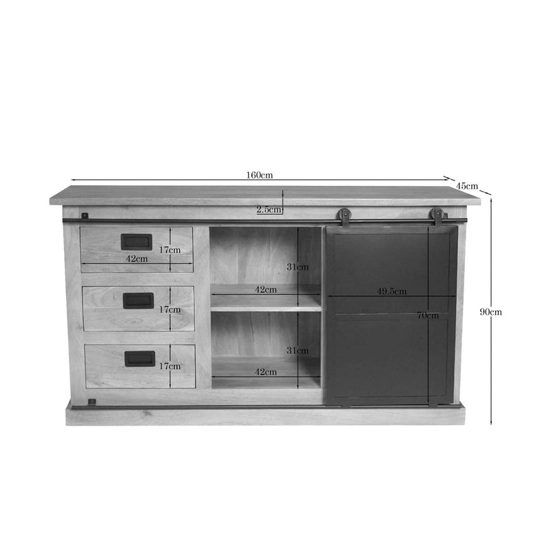 Dressoir Fresno | 6 lades | 160 cm