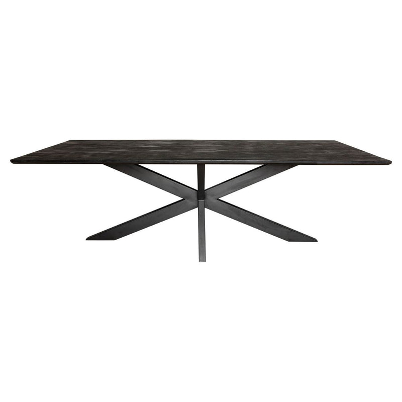Eettafel New | Mangohout | Rechthoek | Matrixpoot | 200x100cm