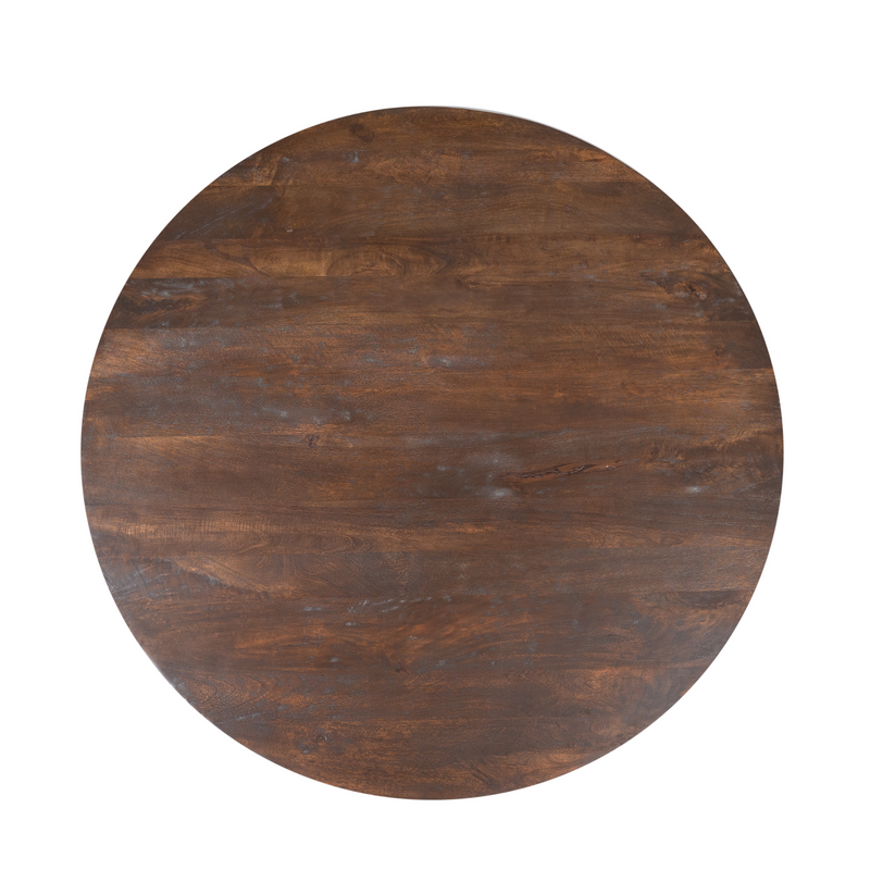 Eettafel Lima Brown | 130 cm Rond
