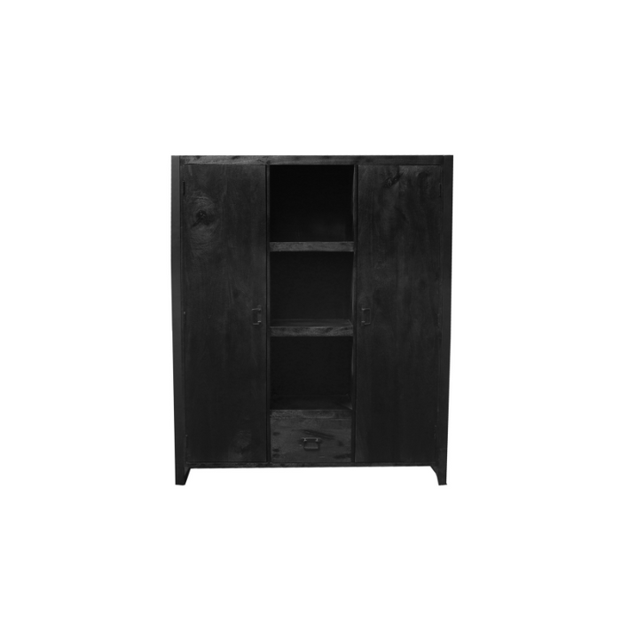 Boekenkast Boaz Black | 150 cm