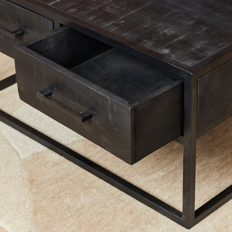 Salontafel Denver Black | 80x80 | Vierkant