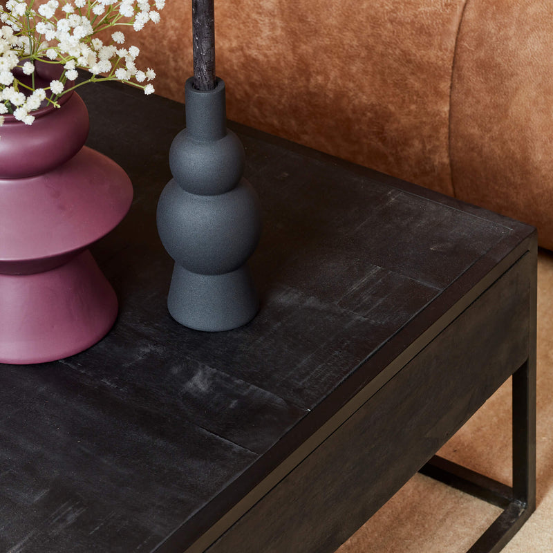 Salontafel Denver Black | 80x80 | Vierkant