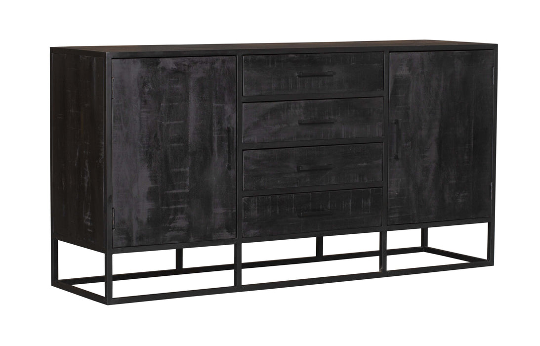 Dressoir Denver Black | 165 cm