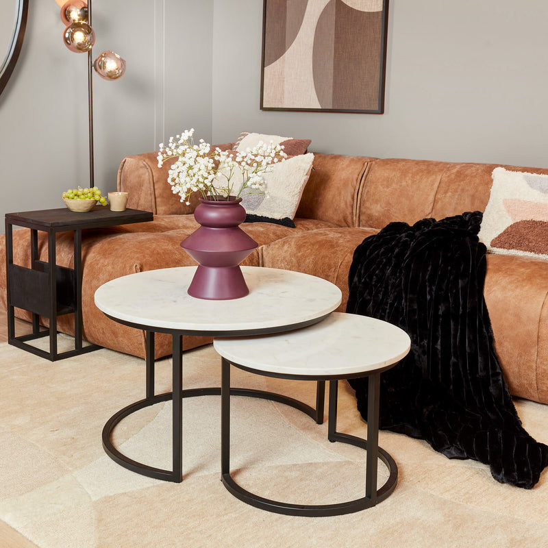 Salontafel Nova | 70x70/50x50 | Rond