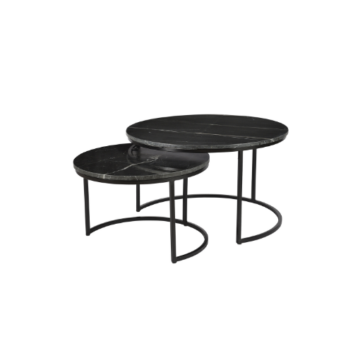 Salontafel Nova | 70x70/50x50 | Rond