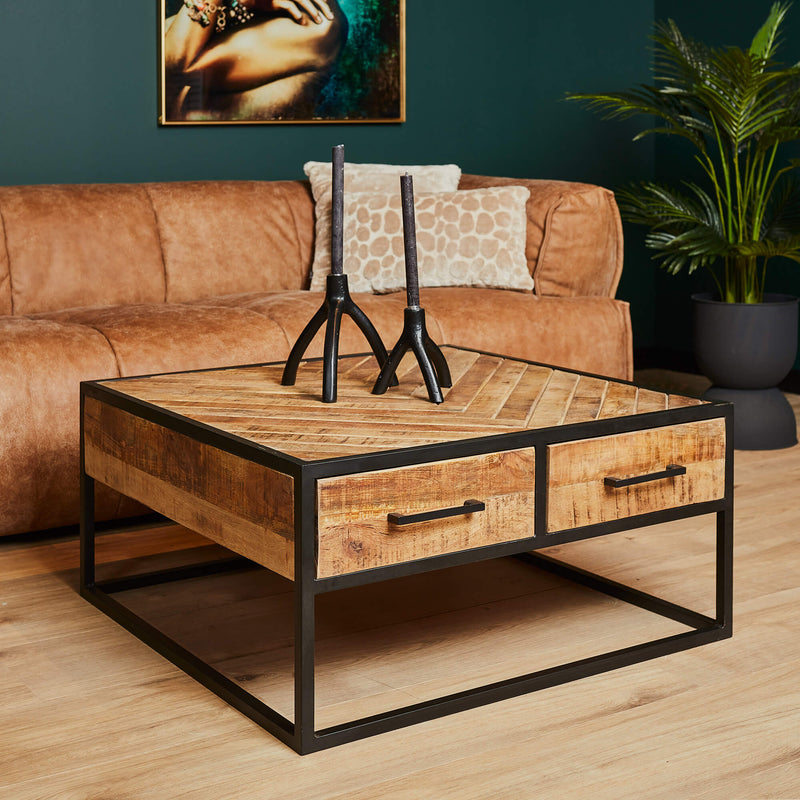 Salontafel Arlington | 80x80 | Vierkant