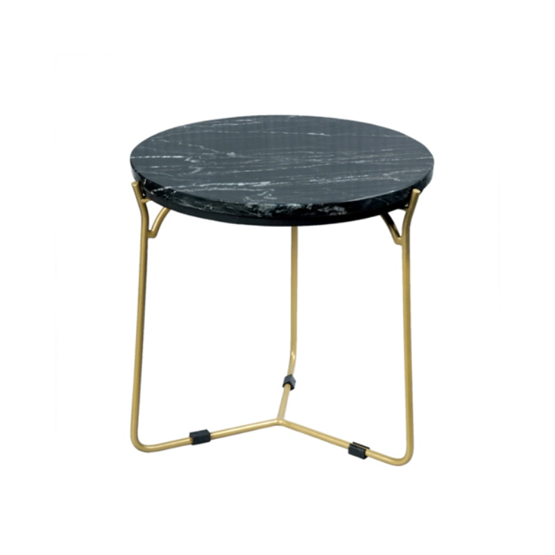 Salontafel Caly Black Marble | 45x45 | Rond