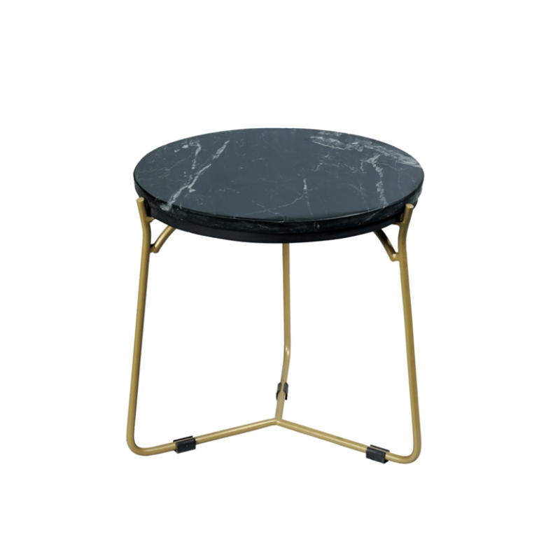 Salontafel Caly Black Marble | 45x45 | Rond