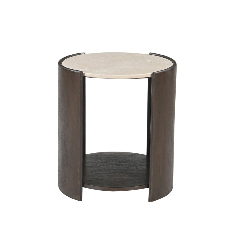 Bijzettafel Rune | Botticino marmer 45 cm