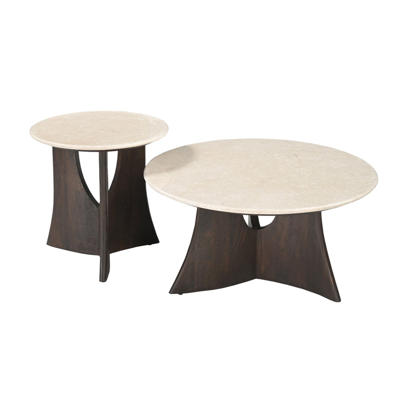 Bijzettafel Milo | Botticino Marmer 50 cm