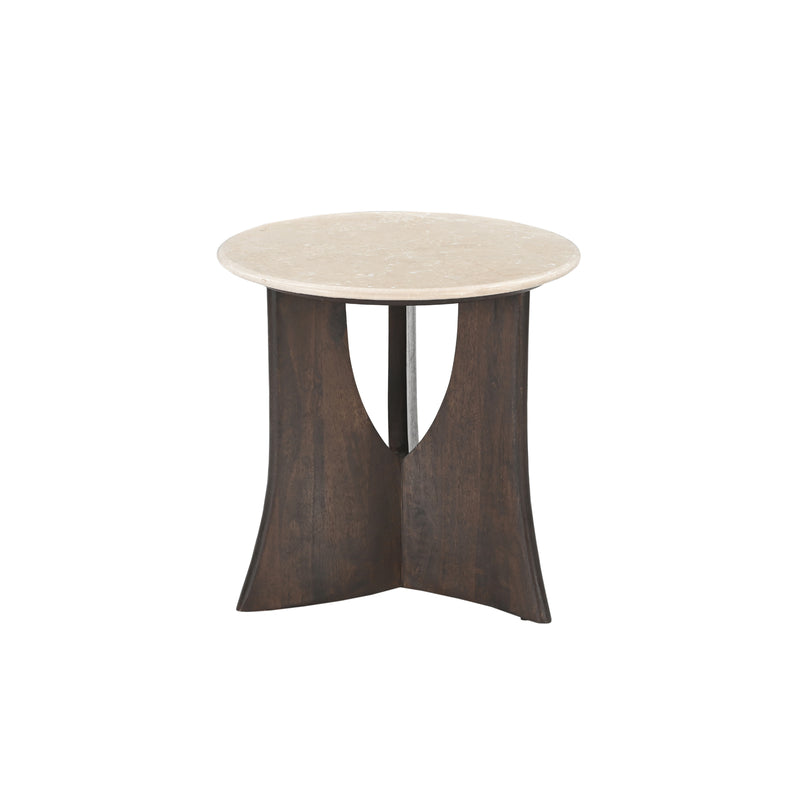 Bijzettafel Milo | Botticino Marmer 50 cm