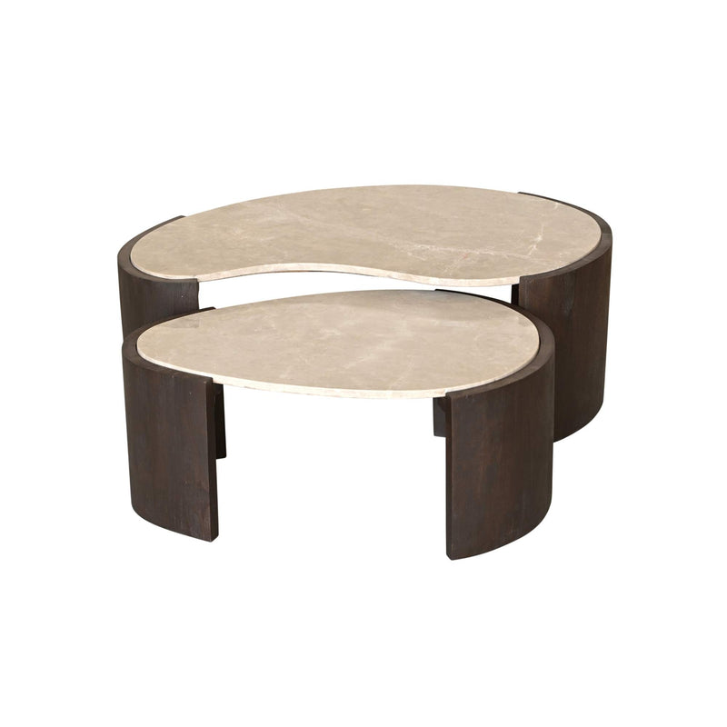 Salontafel Lume | Organisch | Marmer 94 cm