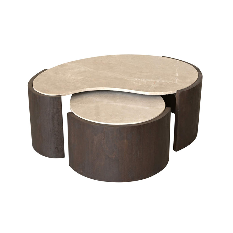 Salontafel Lume | Organisch | Marmer 94 cm