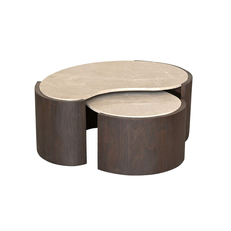 Salontafel Lume | Organisch | Marmer 94 cm