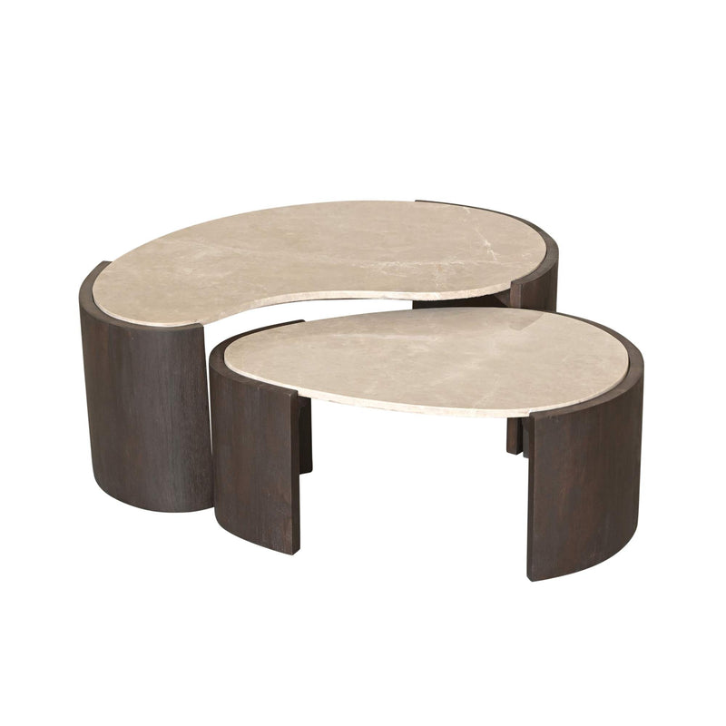 Bijzettafel Lume | marmer 71 cm
