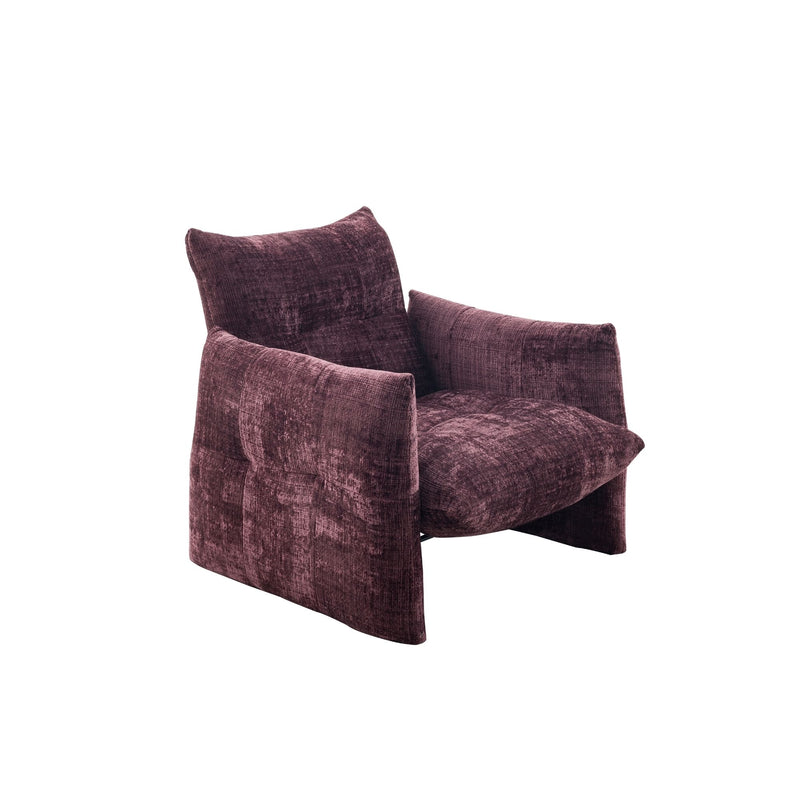 Fauteuil Lois | Aurbergine | Aubergine