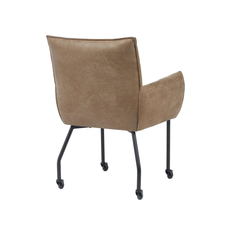 Eetkamerstoel Pim | Taupe | Bull Almond 82
