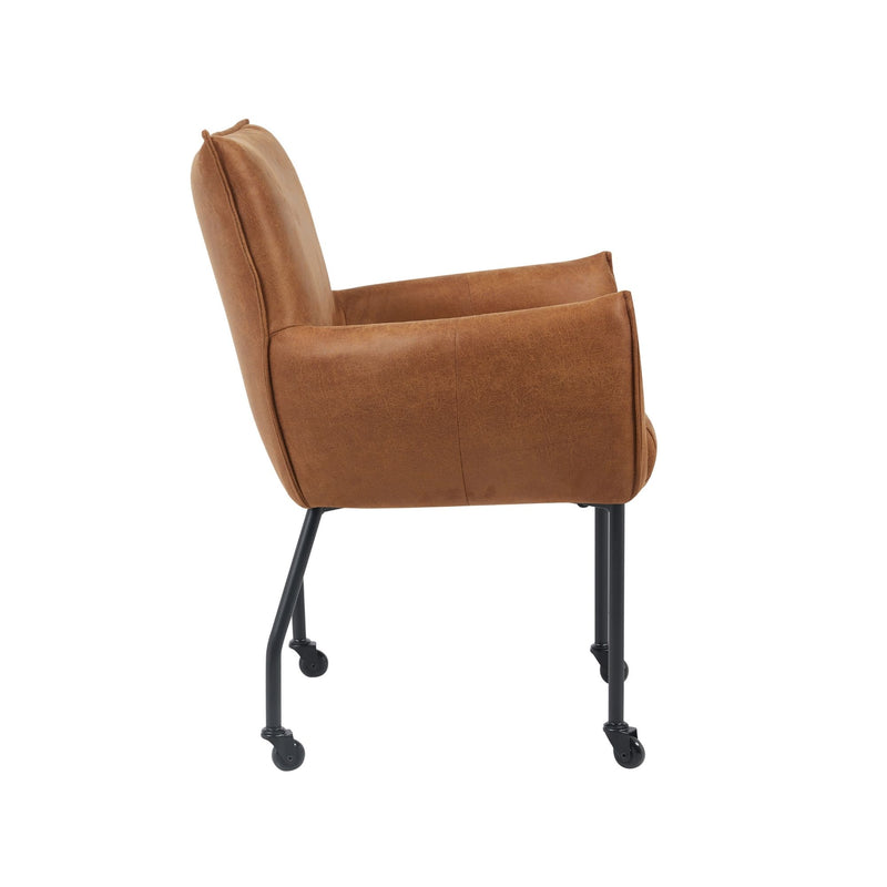 Eetkamerstoel Pim | Bruin | Bull Camel 09