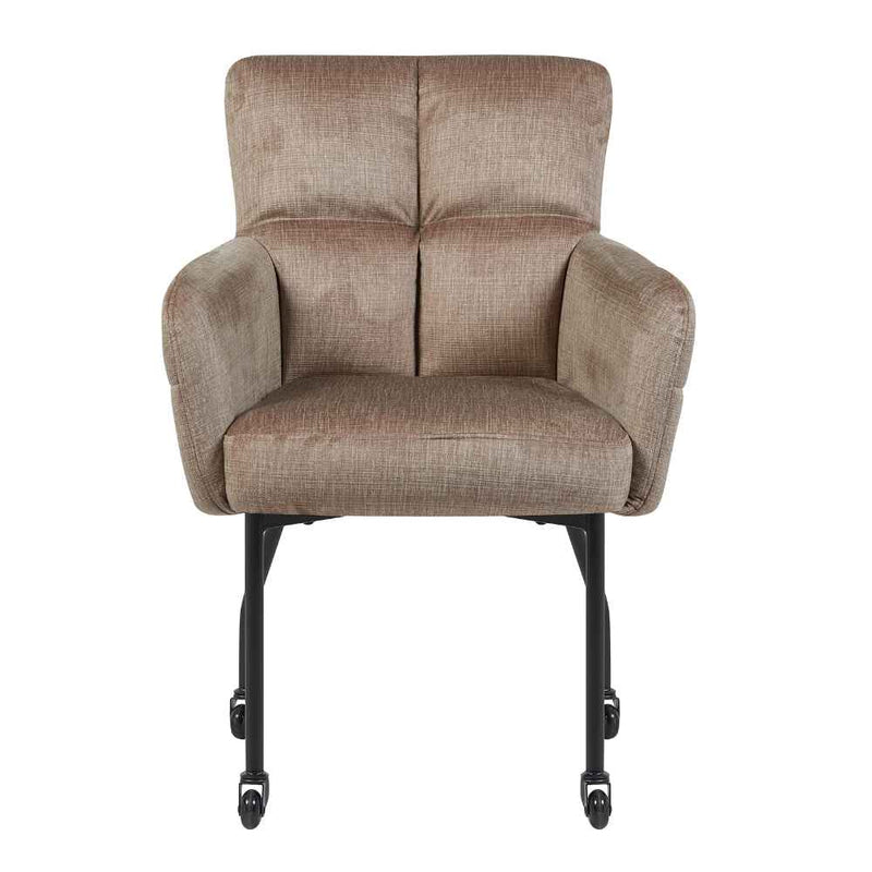 Eetkamerstoel Dave | Taupe | met armleuning
