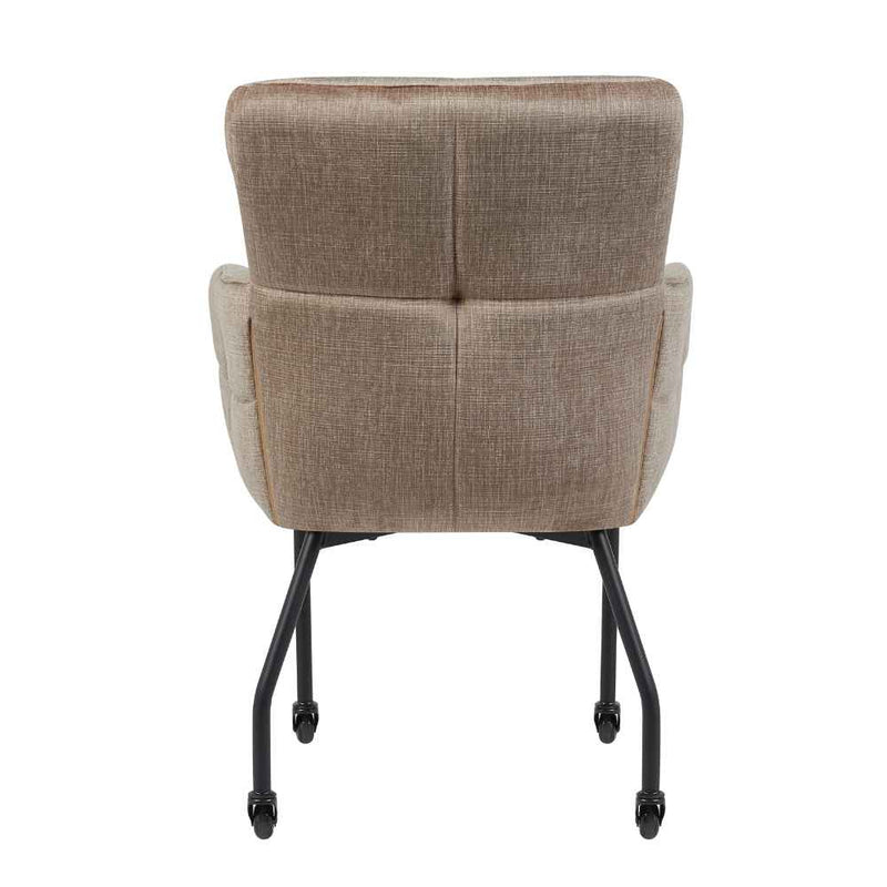 Eetkamerstoel Dave | Taupe | met armleuning