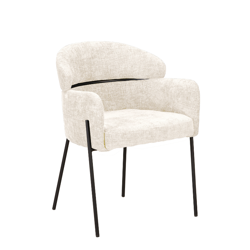 Eetkamerstoel Otis | White | Met armleuning
