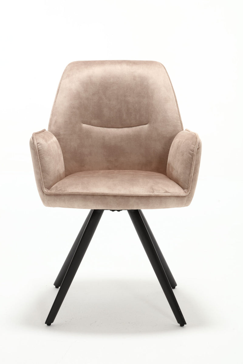 Eetkamerstoel Nova | Beige | Met armleuning