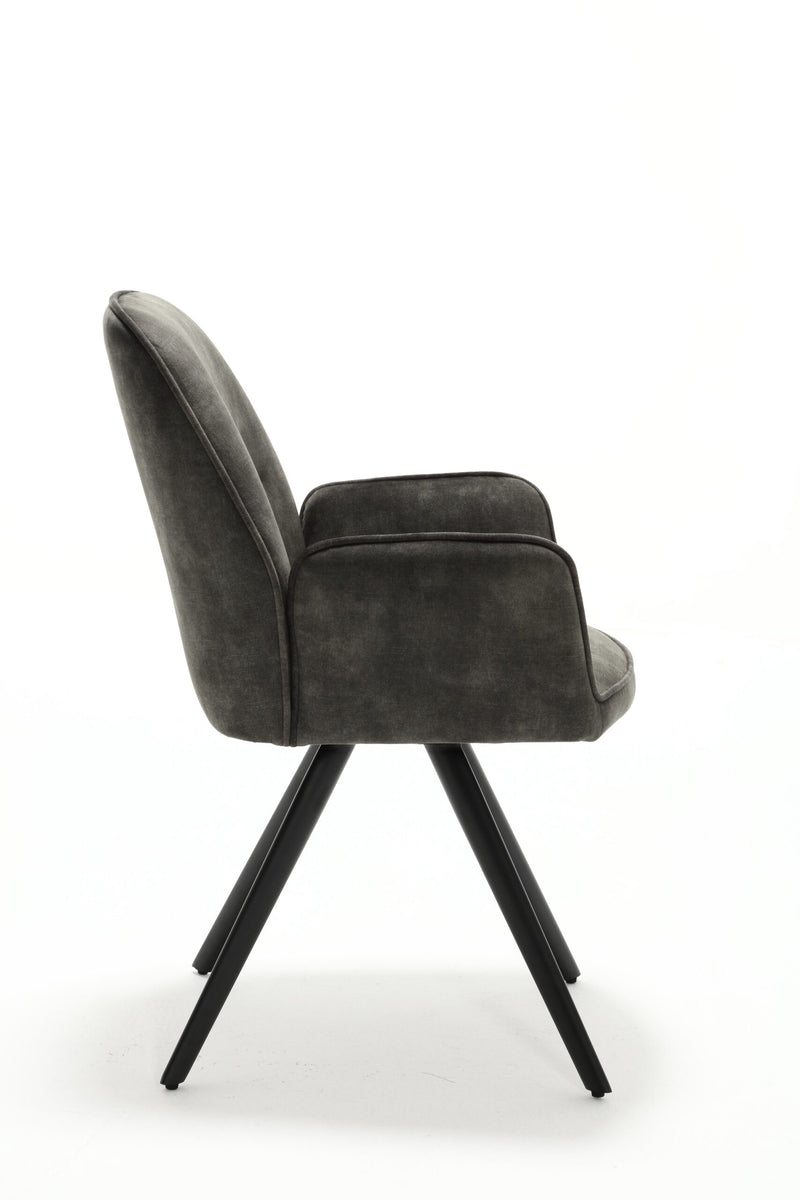 Eetkamerstoel Nova | Hunter Green | Met armleuning