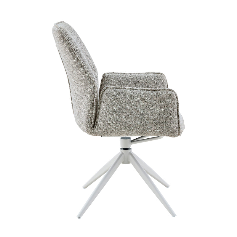 Eetkamerstoel Hera | Beige | Met armleuning