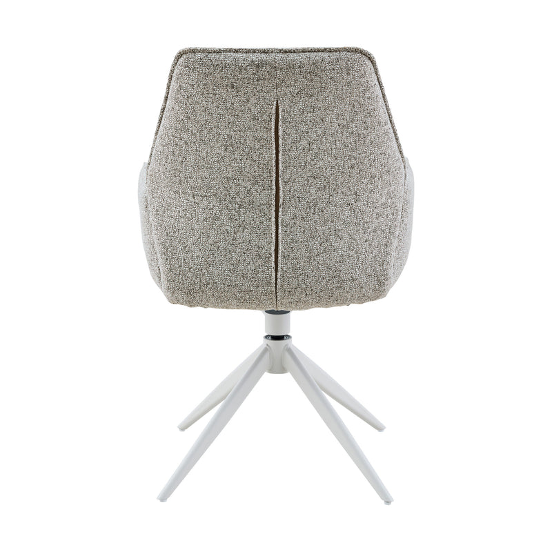 Eetkamerstoel Hera | Beige | Met armleuning