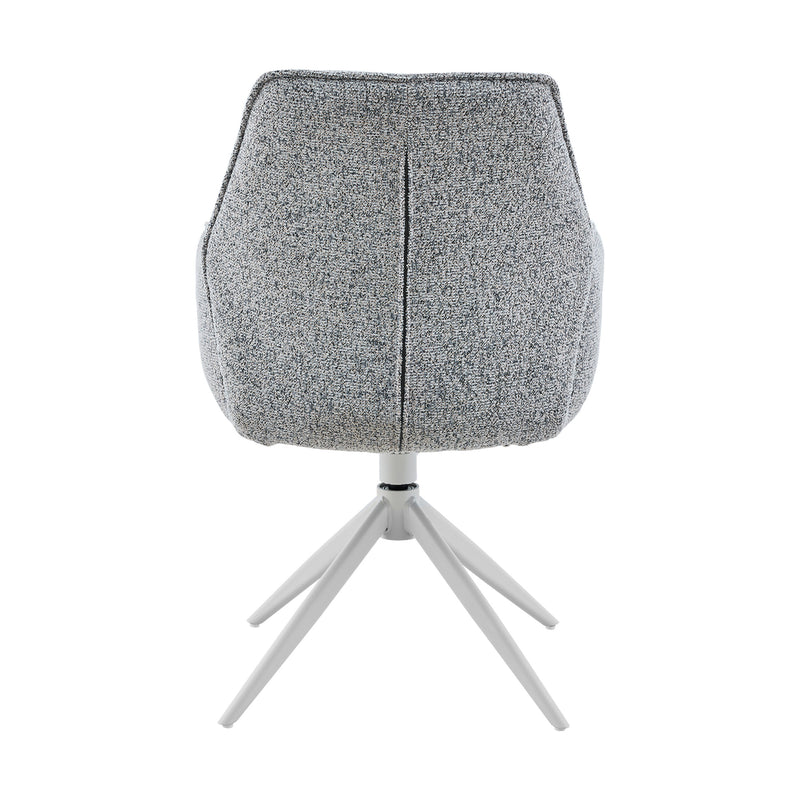 Eetkamerstoel Hera | Grey | Met armleuning