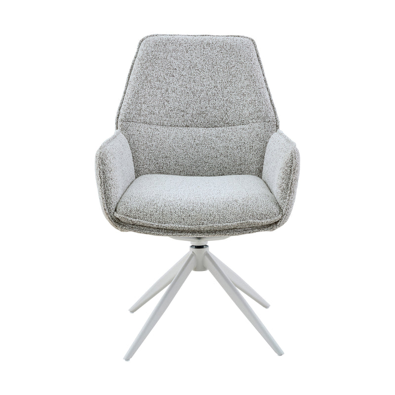 Eetkamerstoel Hera | Light Grey | Met armleuning