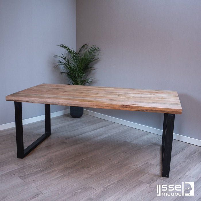 Eetkamertafel Brisbane | Mangohout | Rechthoek | U-poot