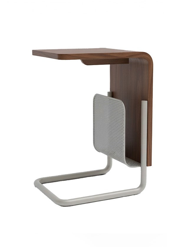 Saba | laptoptafel met metalen tijdschriftenhouder