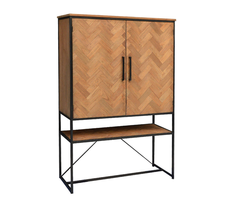 Kabinet Accent | Teak | 120 cm | Visgraat