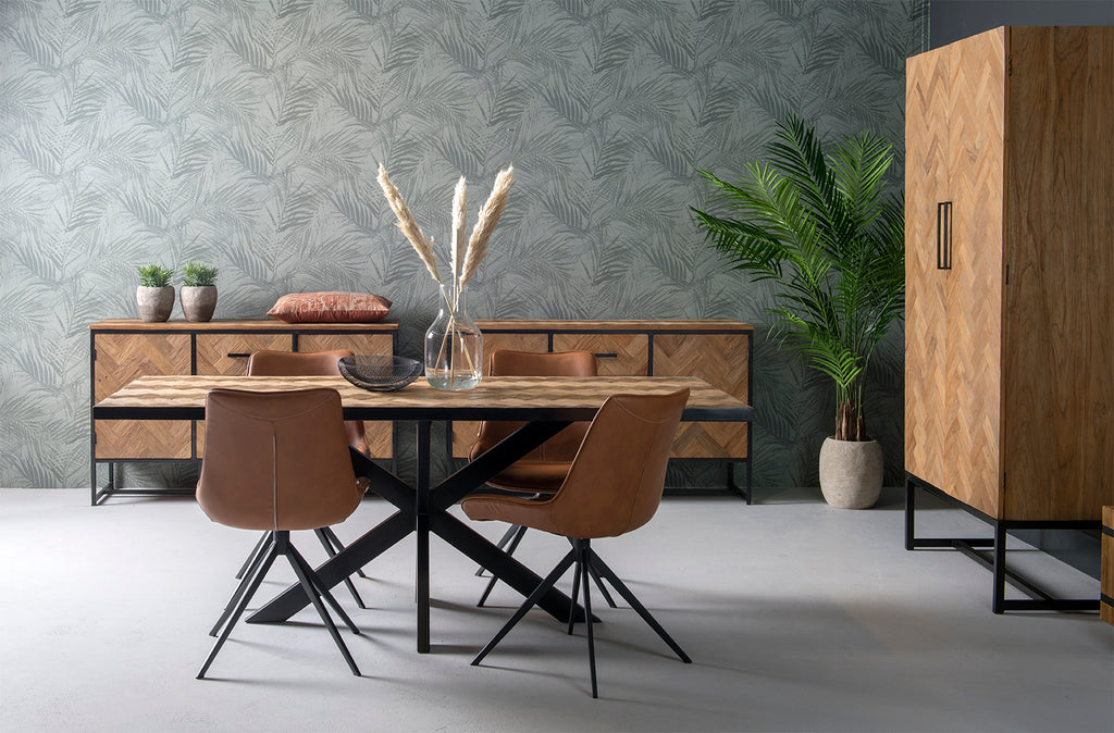 Eettafel Accent | Teakhout | Rechthoek | Matrixpoot | 200cm