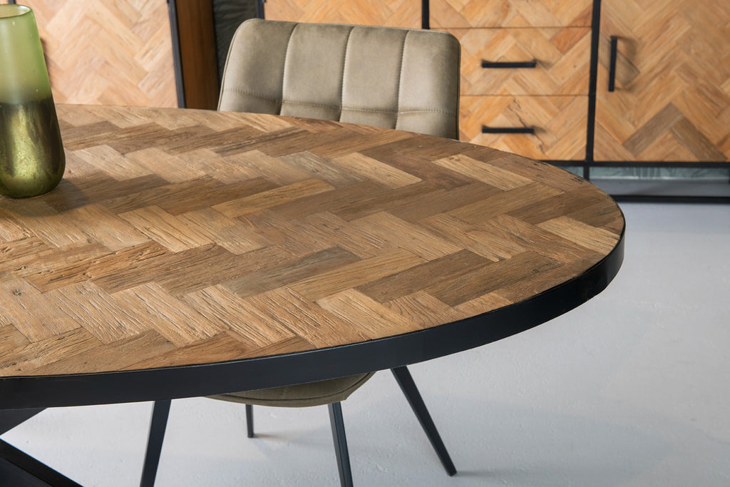 Eettafel Accent | Teakhout | Ovaal | Matrixpoot | 240cm