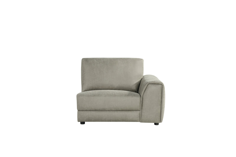 Hoekbank Tivoli | Rechts | Taupe | Bank 1,5 Zits Arm Voorstaand 114x101x83 cm
