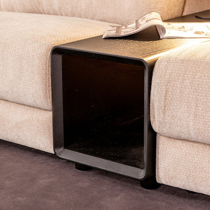 Hoekbank Tivoli Console | Zwart | Bank 35x95x45 cm