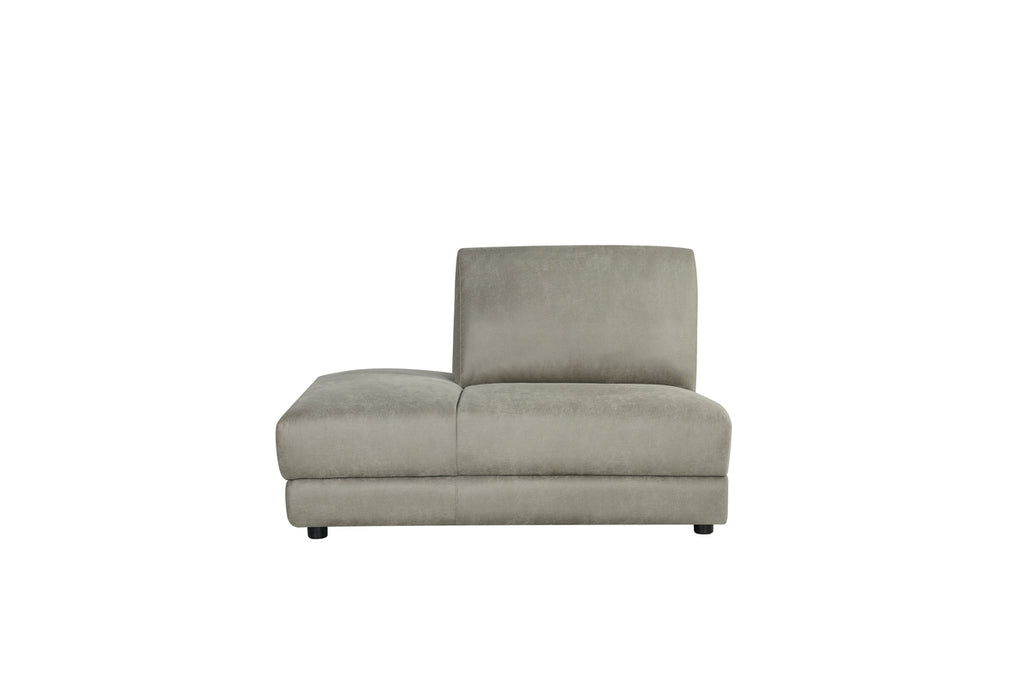 Hoekbank Tivoli | Links | Taupe | Bank Ottomane Voorstaand 135x102x83 cm