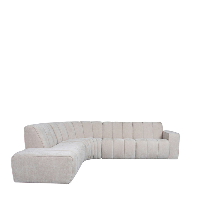 Hoekbank Vitoro | Naturel | Bank 1,5 Zits Zonder Arm 76x98x82 cm